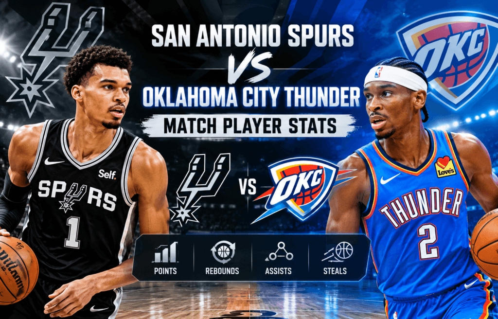 San Antonio Spurs vs Oklahoma City Thunder Match Player Stats: Complete Box Score and Game Analysis